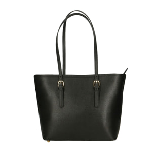 Borsa a spalla da donna - Modello Chantal - Vera pelle - 26.0 x 23.0 x 12.0 cm