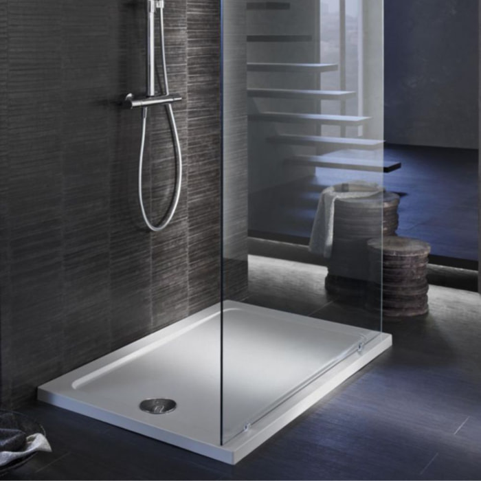 Receveur de douche Flight rectangle extra plat antidérapant 90 x 76 cm