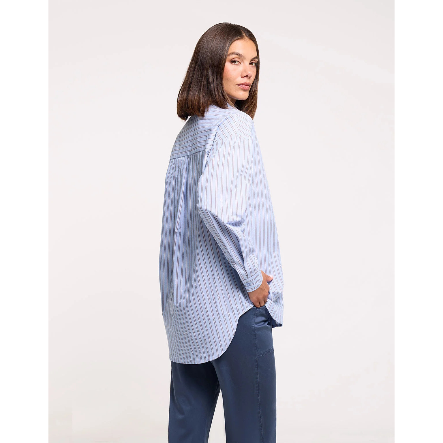 Camisa Manga Larga Azul - Cusco