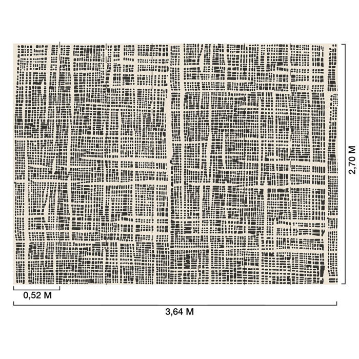 Papier peint maillage et texture Intissé