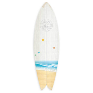 Planche de surf décorative Beach surf club Tableau alu Dibond