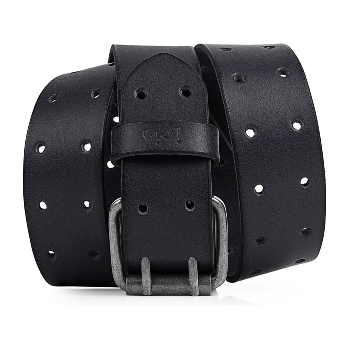 Cinturon Lois De Piel Negro 95