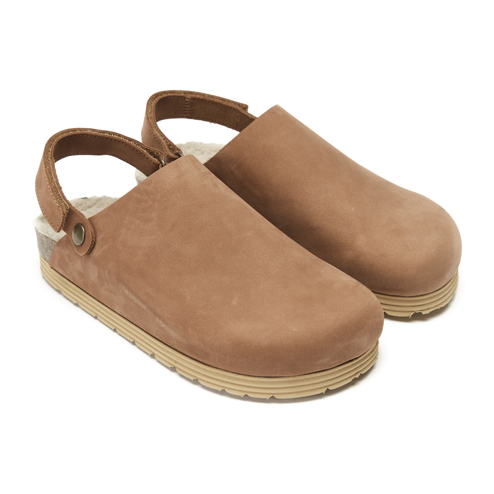 Sabot Mandèl Nubuck Marrone