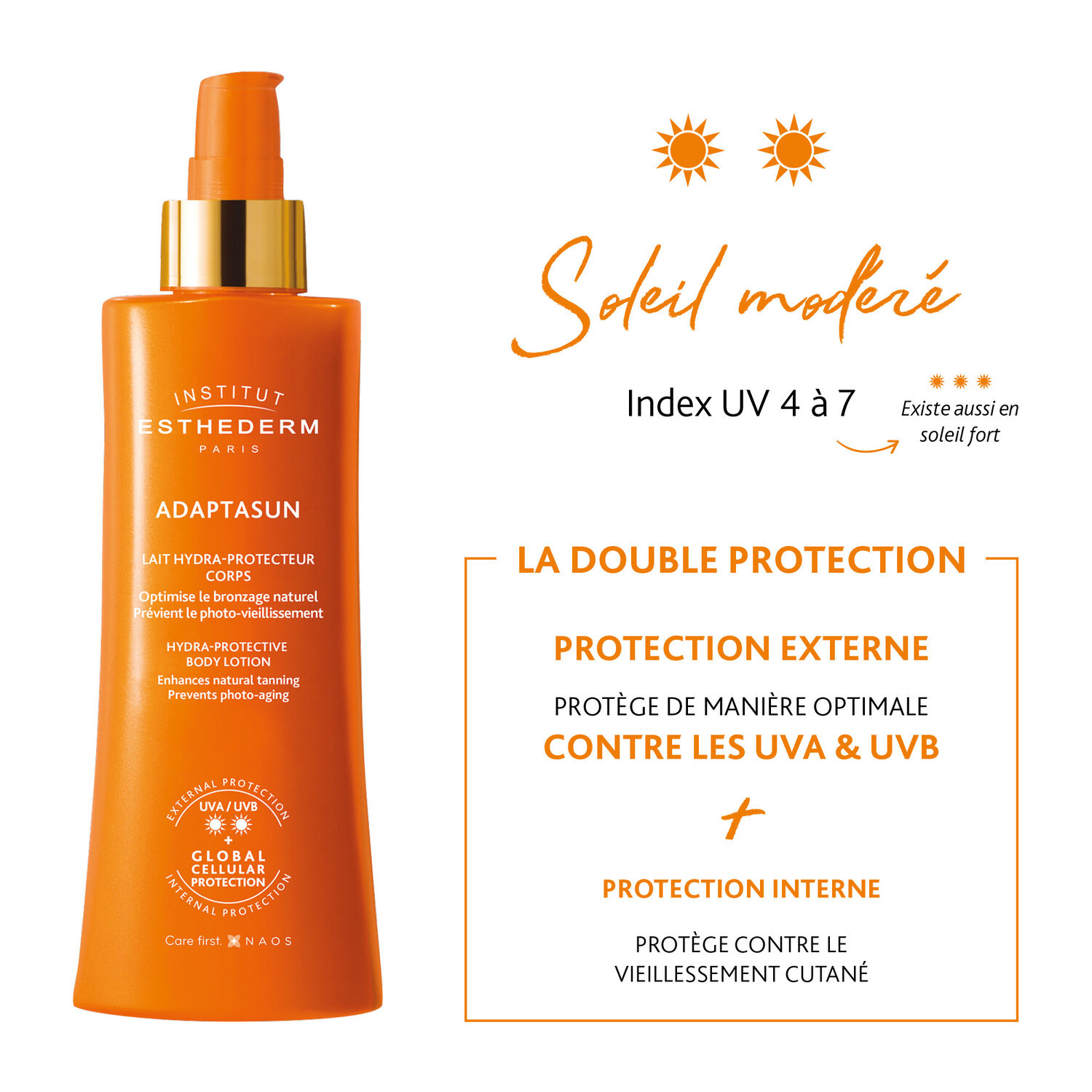 Adaptasun - Lait Corps Soleil Modéré 200 ml