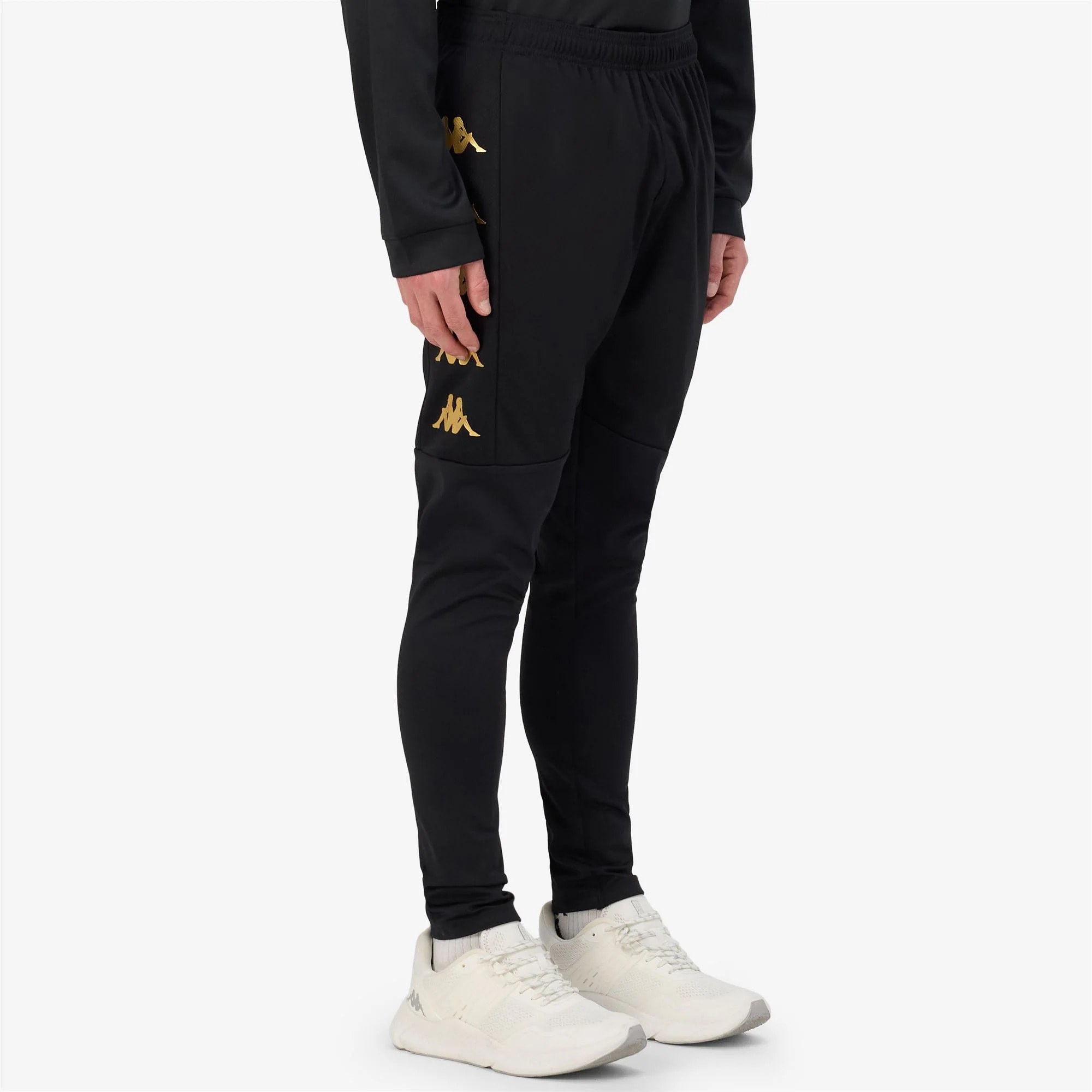 Kappa - Pantaloni Uomo Nero - Kappa4Football Gaschin