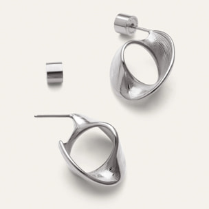 Orecchini Mini Infinito Acier