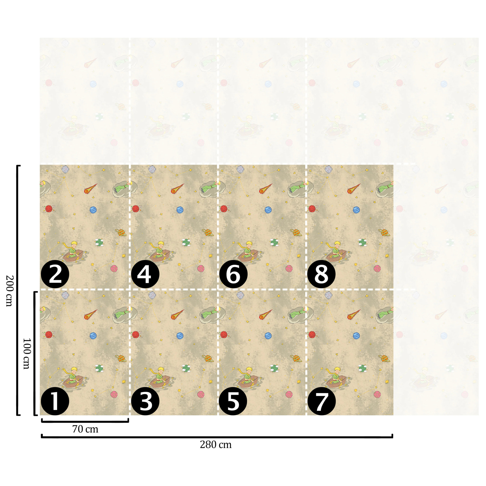 Carta da Parati Ufficiale Il Piccolo Principe Barca