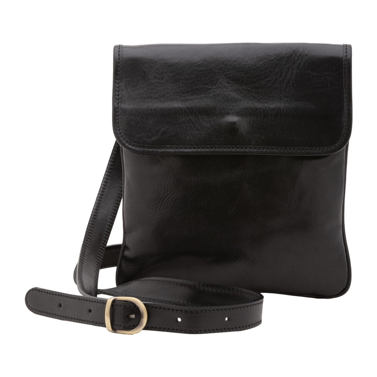 Borsa a tracolla  da uomo In Vera pelle Made in Italy 25x23x4 cm