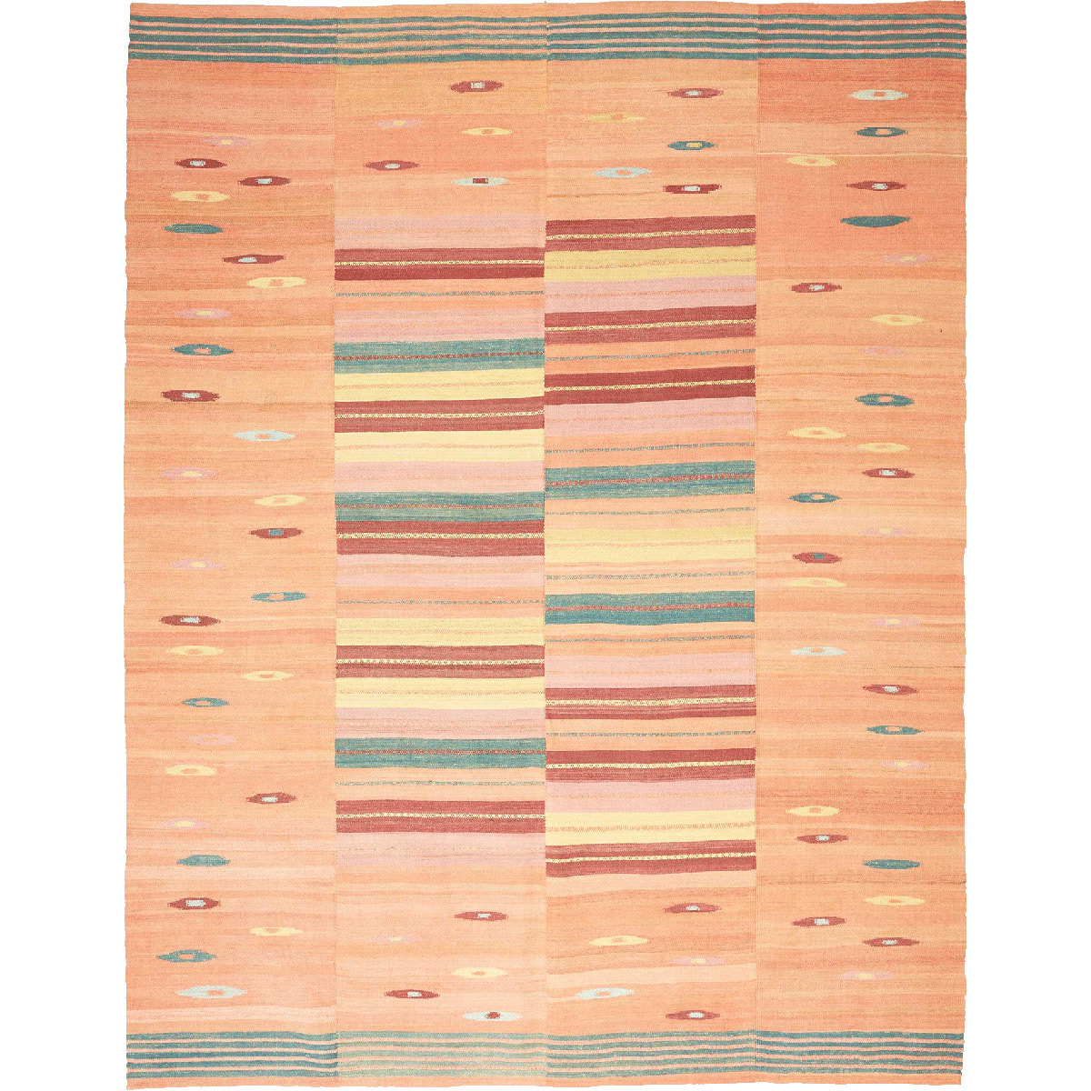 Authentique Tapis d'Orient kilim fait main en laine AD