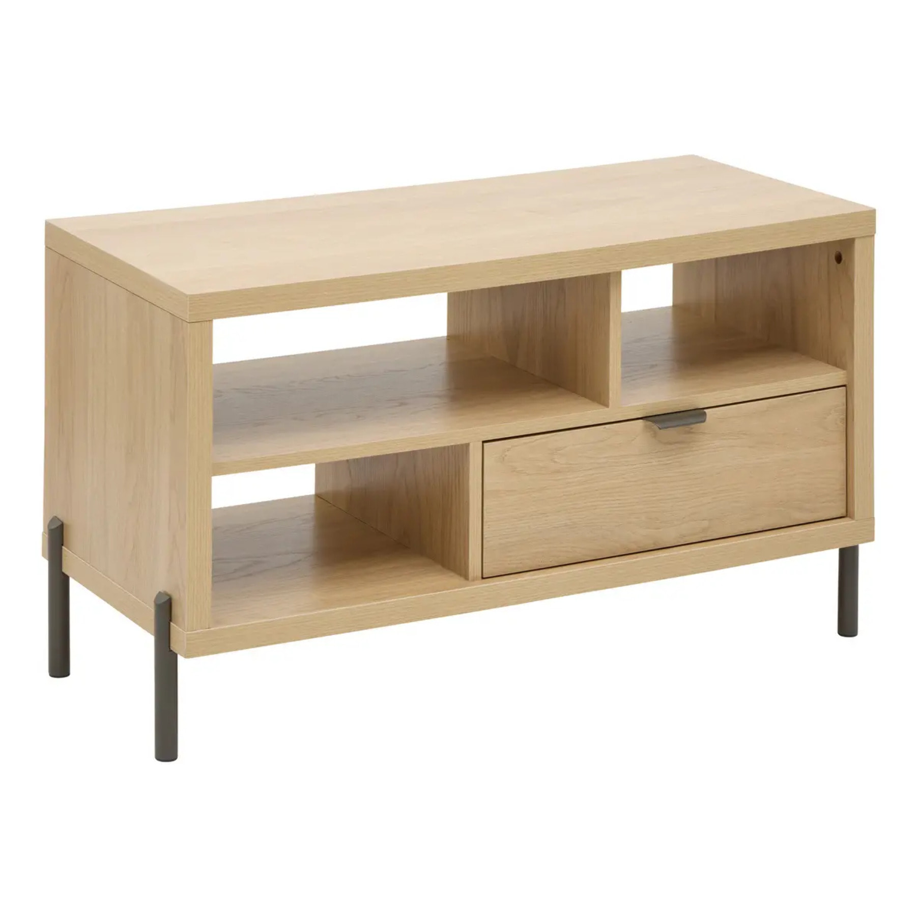 Table basse Alvo rectangulaire 39,5x92,5cm beige