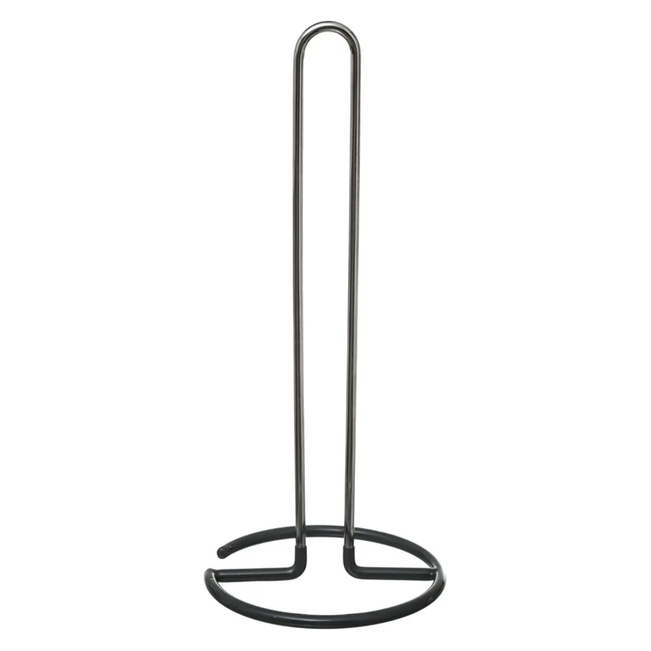 Porte essuie-tout métal gris