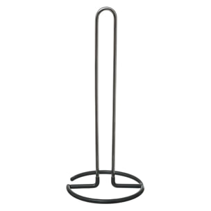 Porte essuie-tout métal gris