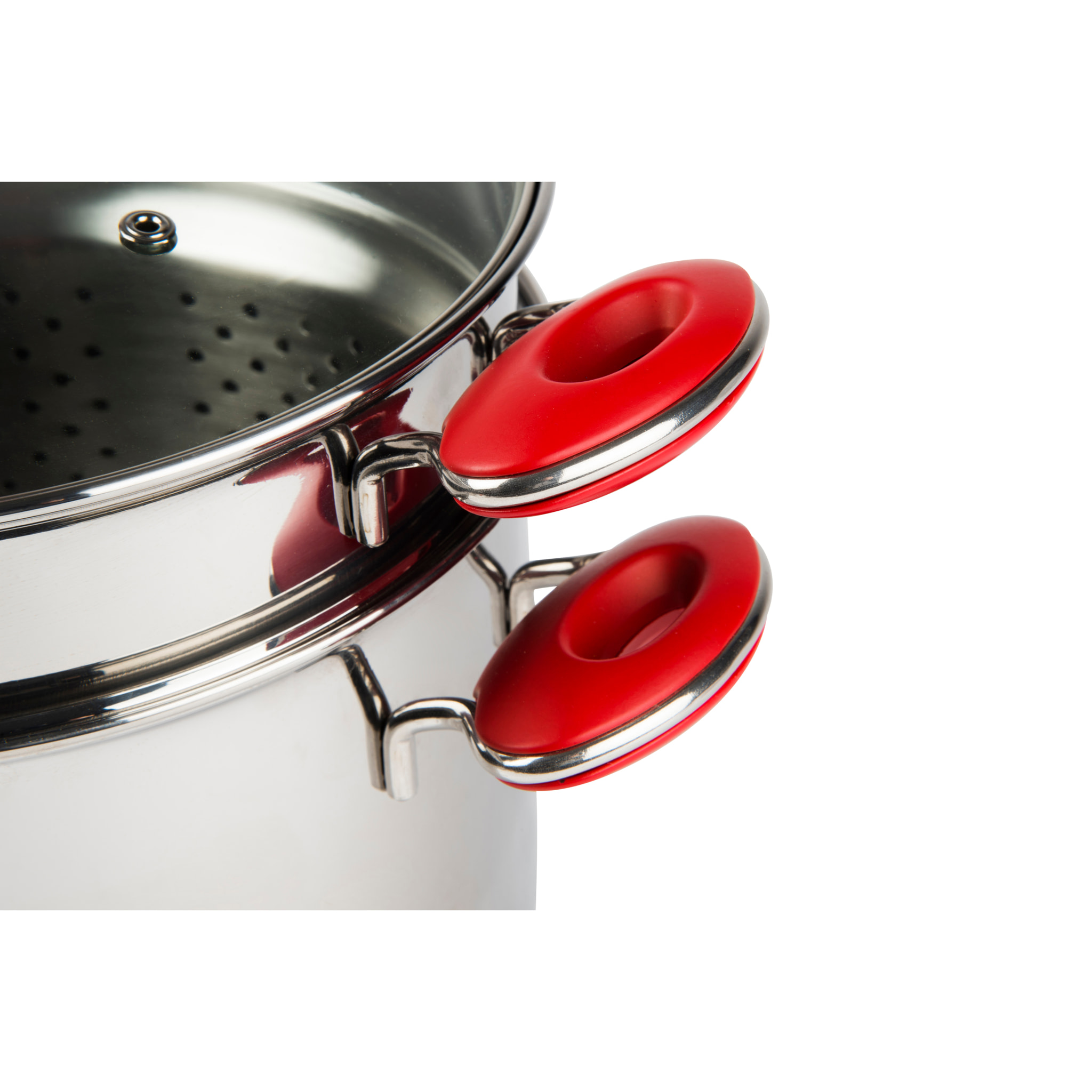 Cuiseur à pâtes 6 litres Excelsa – Cook Color, Acier Argenté