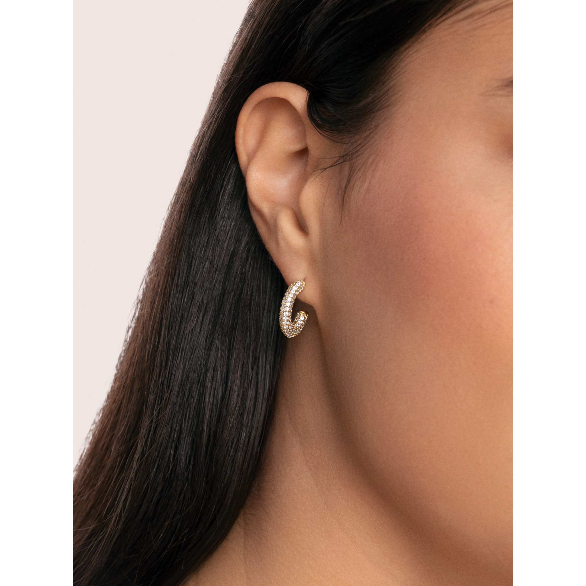 Orecchino Life Placcato Oro