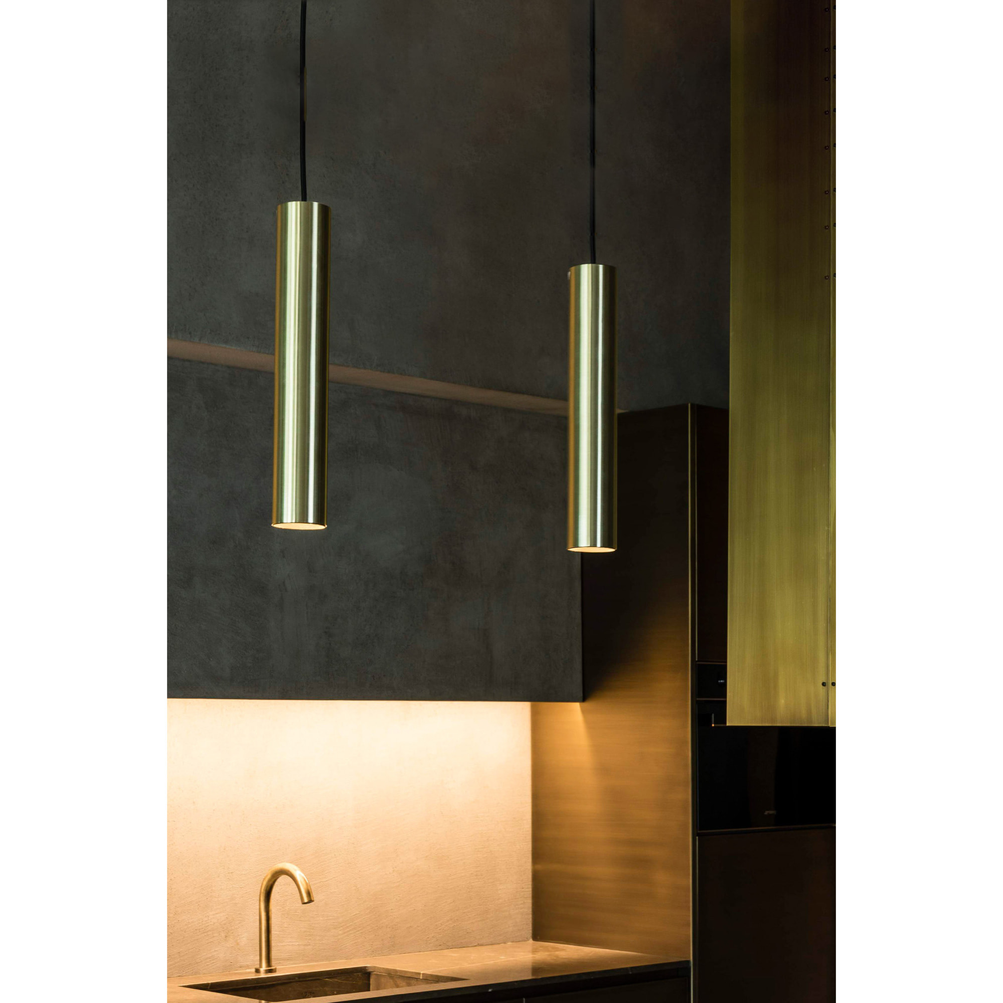 STAN Colgante oro satinado