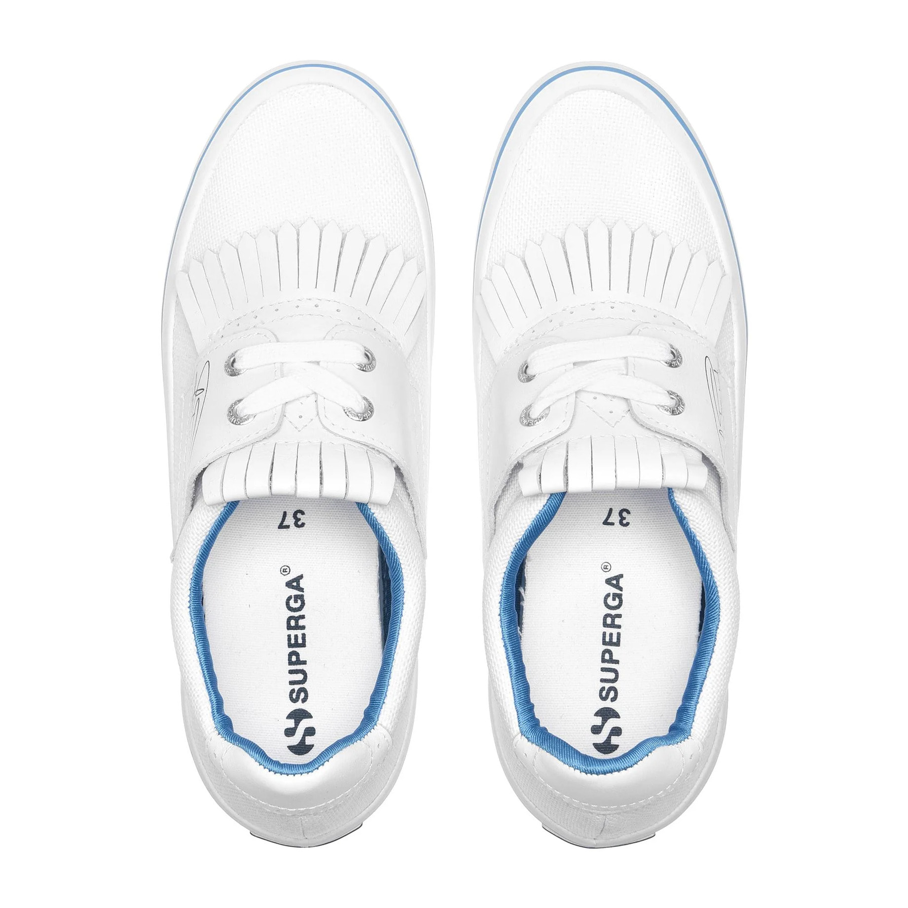Sneakers Superga Donna Bianco 2845-PERICOLI PLUS
