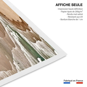 Poster bonheur vacances à la mer Affiche seule