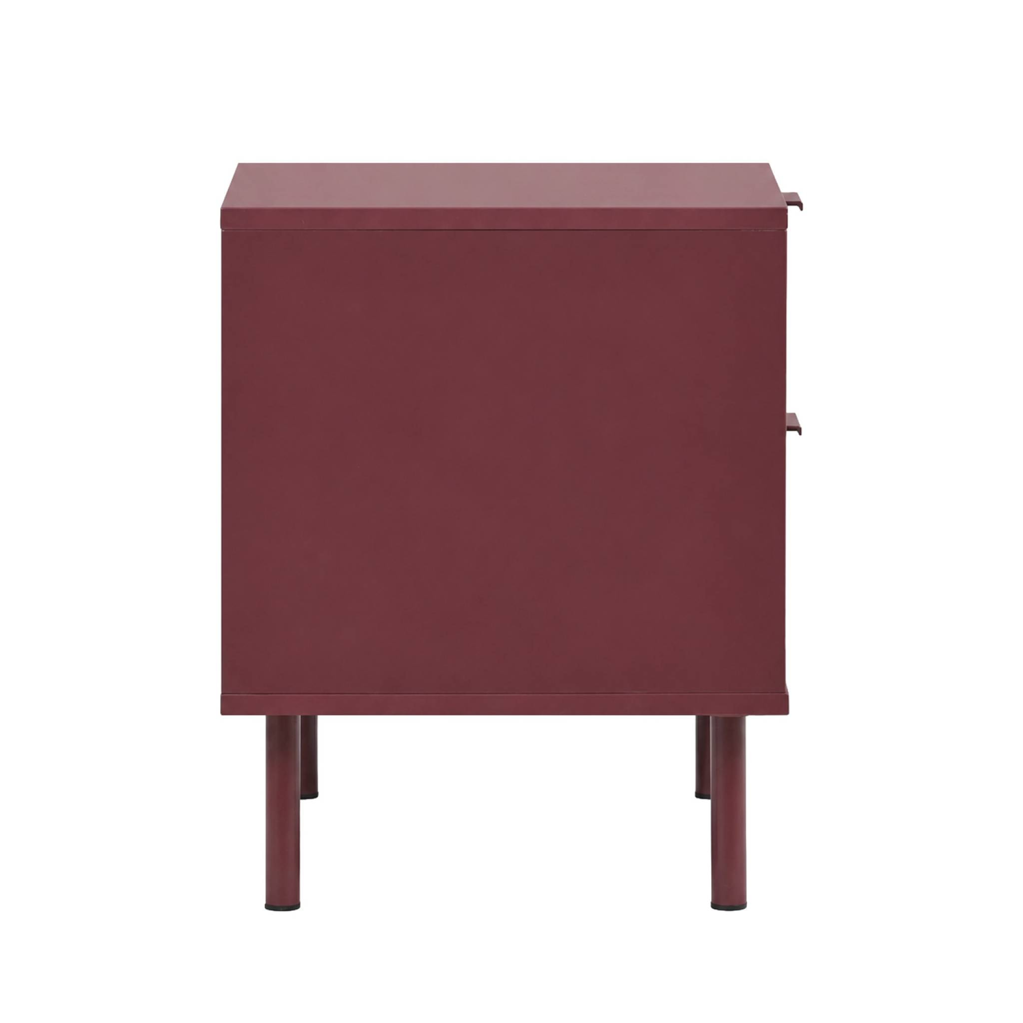 Table de chevet décor bois et métal 2 tiroirs ELLIE