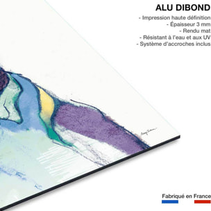 Tableau animaux Bouledogue Ulysse Tableau alu Dibond