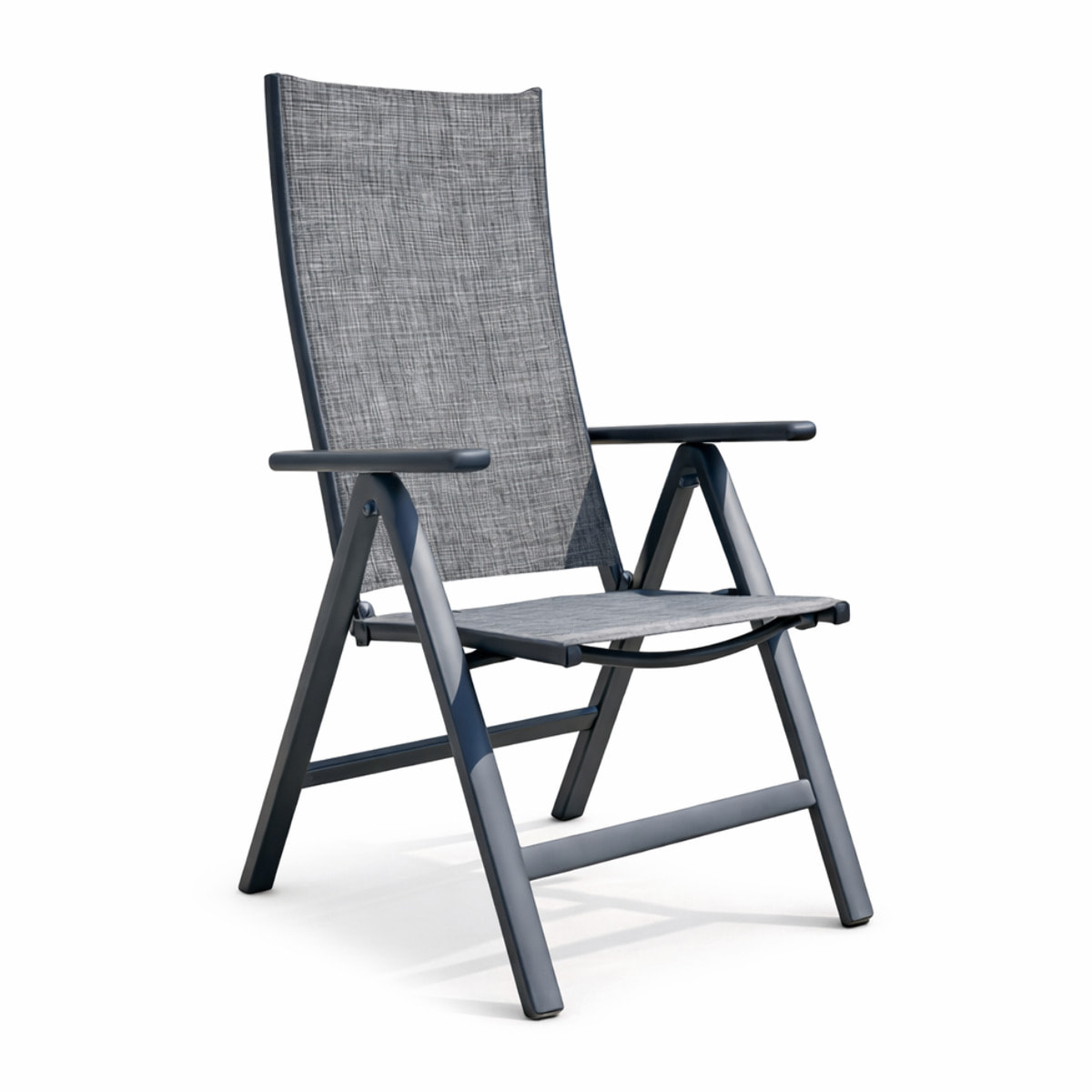 Lot de 2 fauteuils aluminium et toile PVC JAZZI