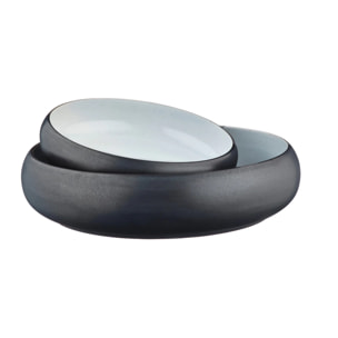 Corbeille à fruit GOURMET Ø22cm et Ø30cm - 2 pièces - Onyx
