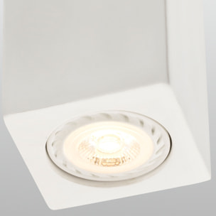 SVEN SQ Lampada plafoniera quadrata bianca