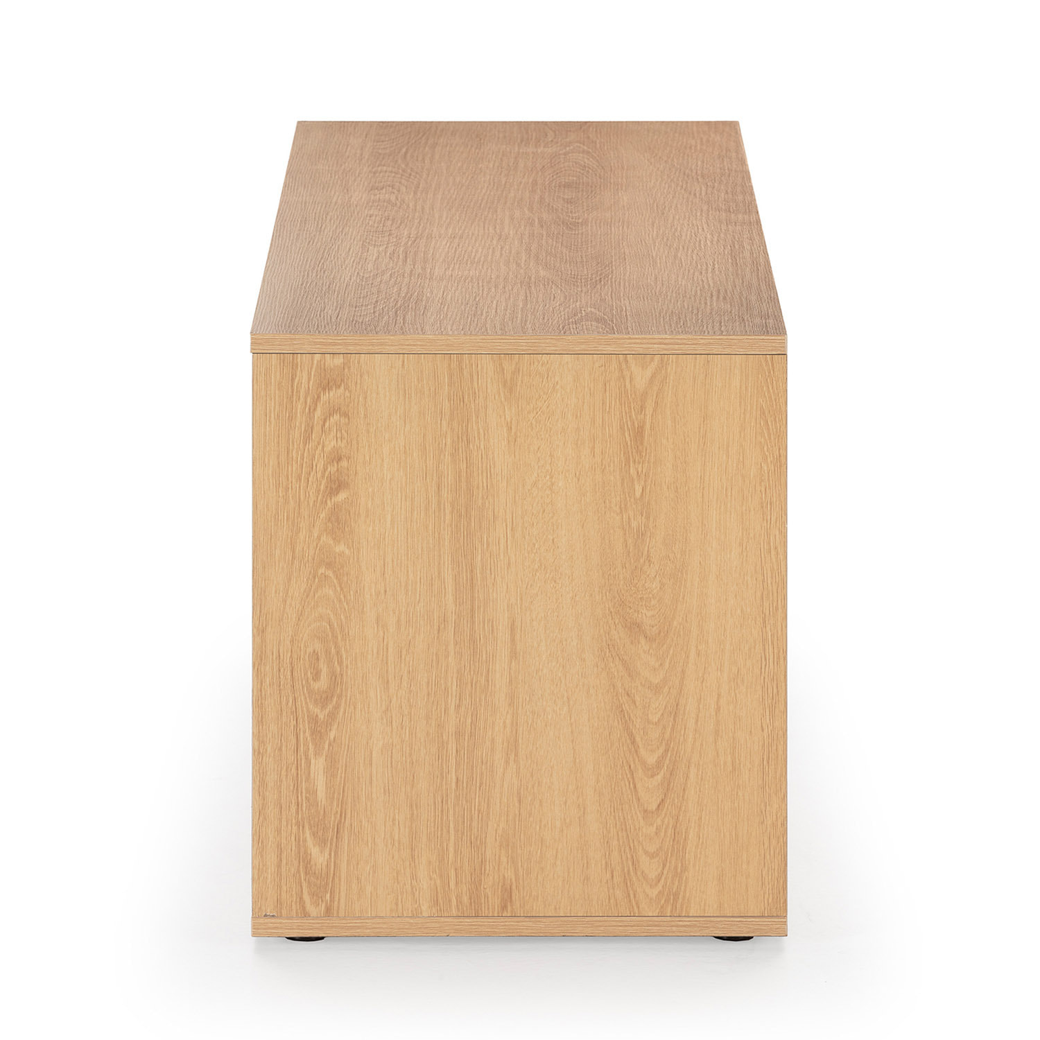 Mueble TV Tori 2 Puertas 2 Huecos, Color Roble, 130 cm