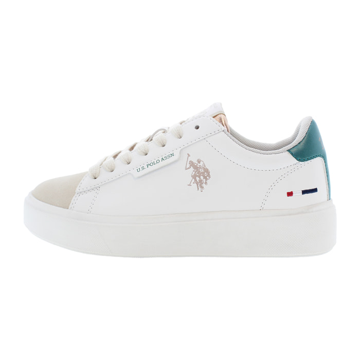 Sneakers U.S. Polo Assn. bianco-beige