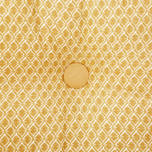 Coussin de sol "Otto" jaune 40x40cm