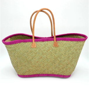 Panier artisanal de Madagascar - Good Vibes GM Fuchsia