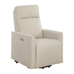 Poltrona Relax Carlotta D C/Usb Tess.Safari Roller per soggriono, arredo bar ed esterni