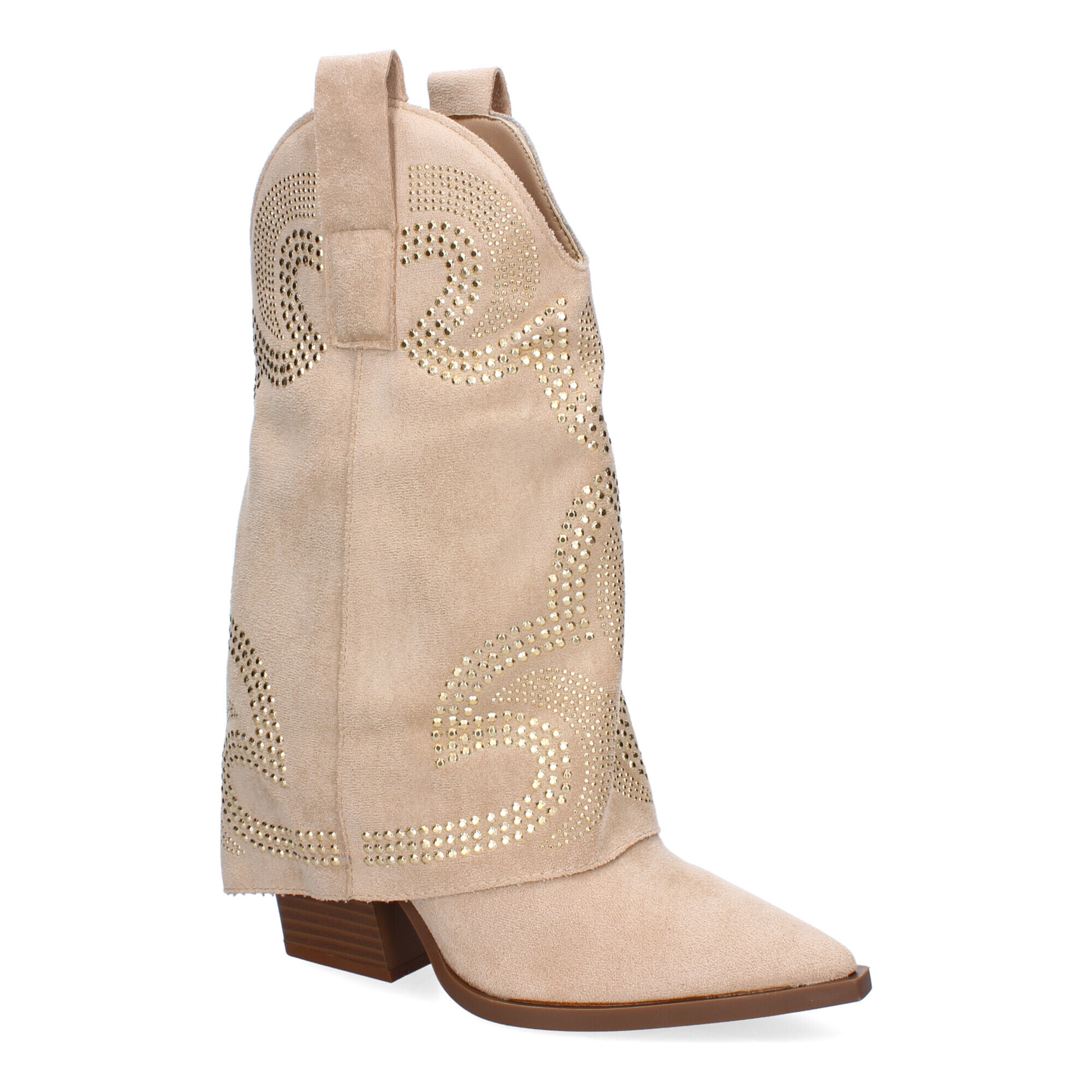Botines de Tacón para Mujer, Estilo Cowboy Polaina, Comodas y Elegantes