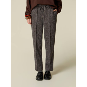 Oltre - Joggers in tessuto misto viscosa - Grigio