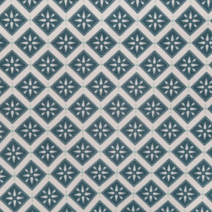 Nappe anti-tache "Tikal" - bleu - 140x240 cm