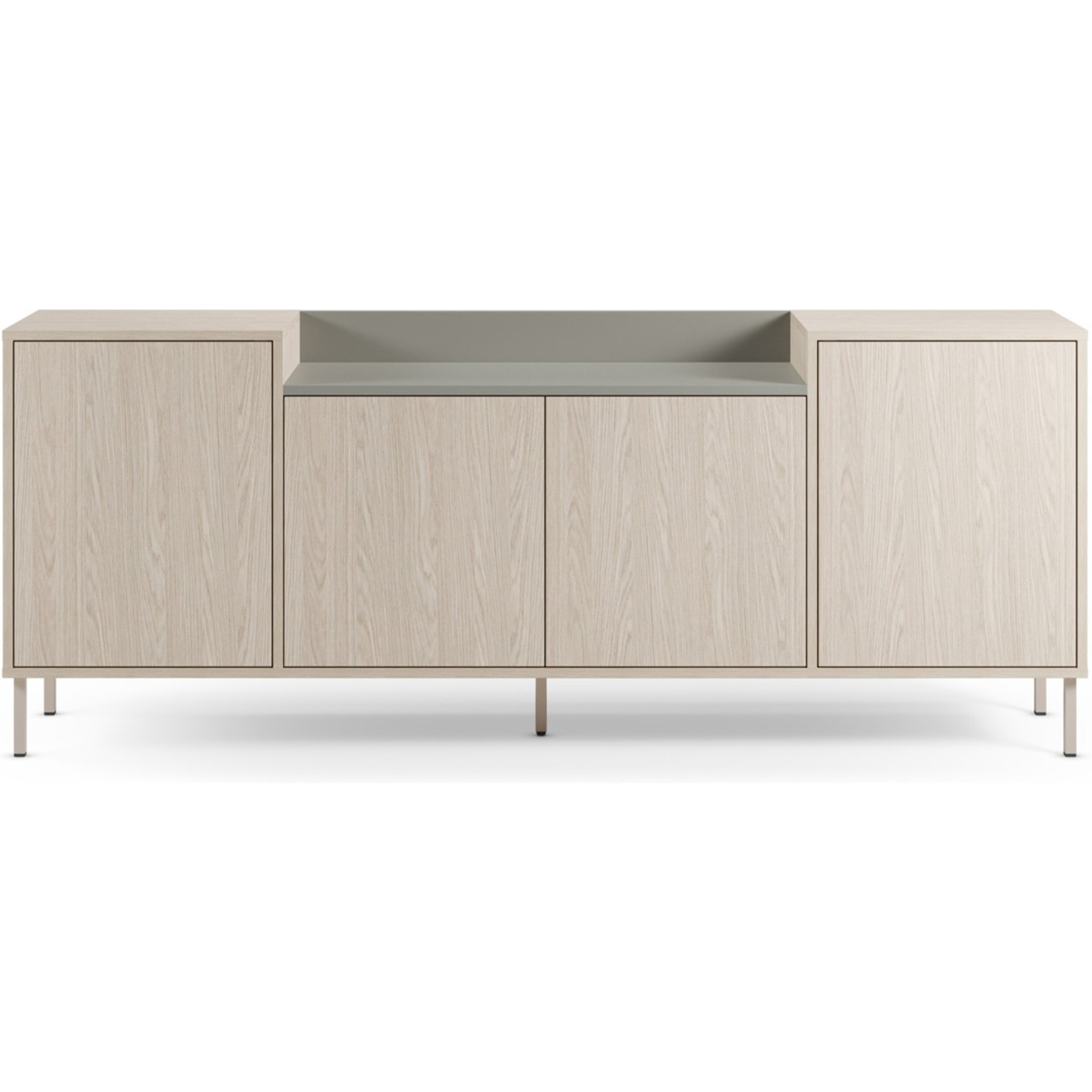 Buffet 4 portes bicolore - AMOS