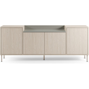 Buffet 4 portes bicolore - AMOS