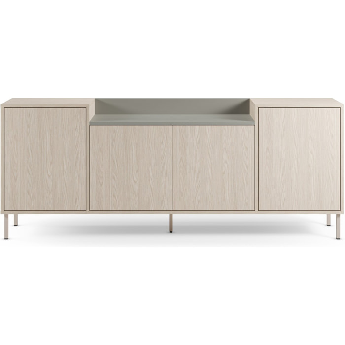 Buffet 4 portes bicolore - AMOS