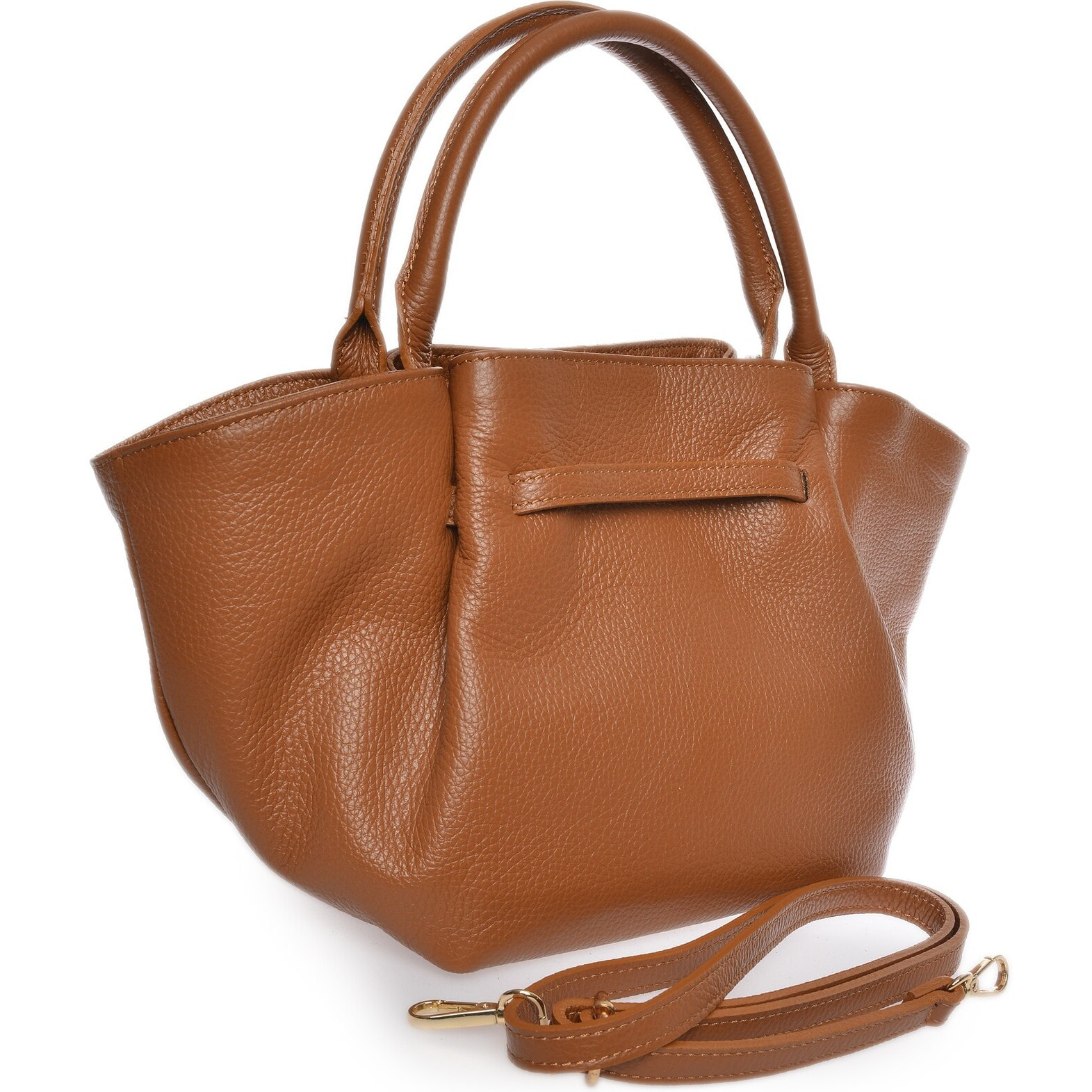 Borsa a mano Anna Luchini Cammello