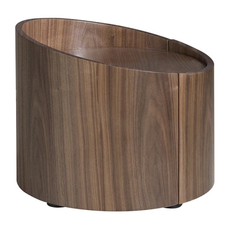 Mesita de noche redonda 53x53x44cm