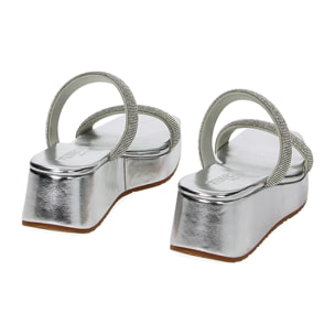 Cuñas plateadas en laminado