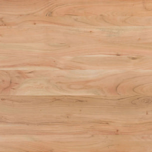 Table rectangulaire en bois massif d'acacia 6 places  - Gia