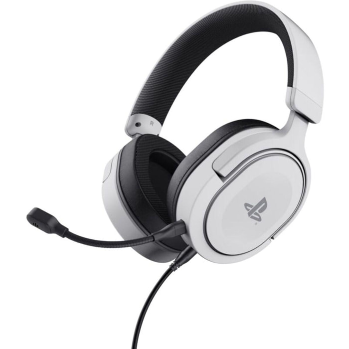 Casque gamer TRUST Casque gaming PS5 GXT498W FORTA blanc