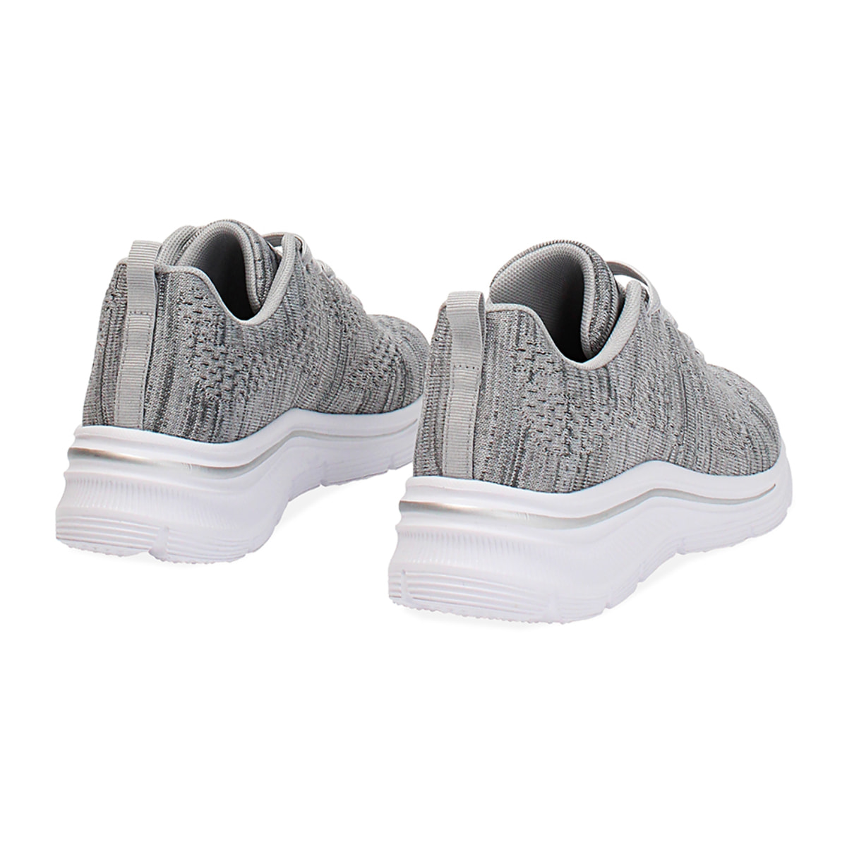 Zapatillas de tela gris