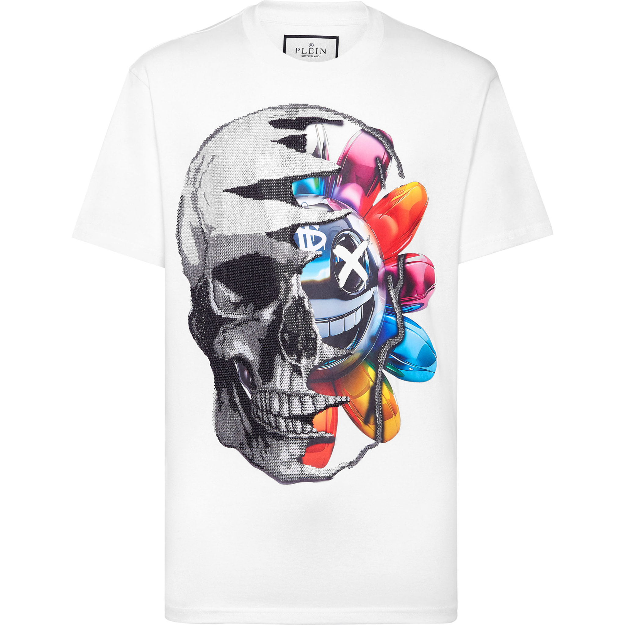 PHILIPP PLEIN Maglietta a girocollo SMILE