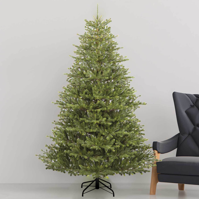 Senna - Albero di Natale effetto realistico in PE e PVC ø139x210H, 1124 rami