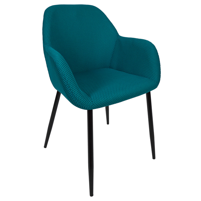 Fauteuil Atome Bleu - Lot De 2
