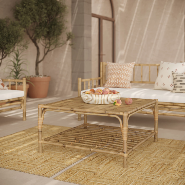 Table basse de jardin en bambou - Timy