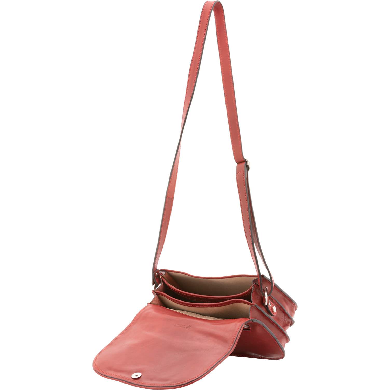 Borsa a tracolla  da donna In Vera pelle Made in Italy 25x23x11 cm