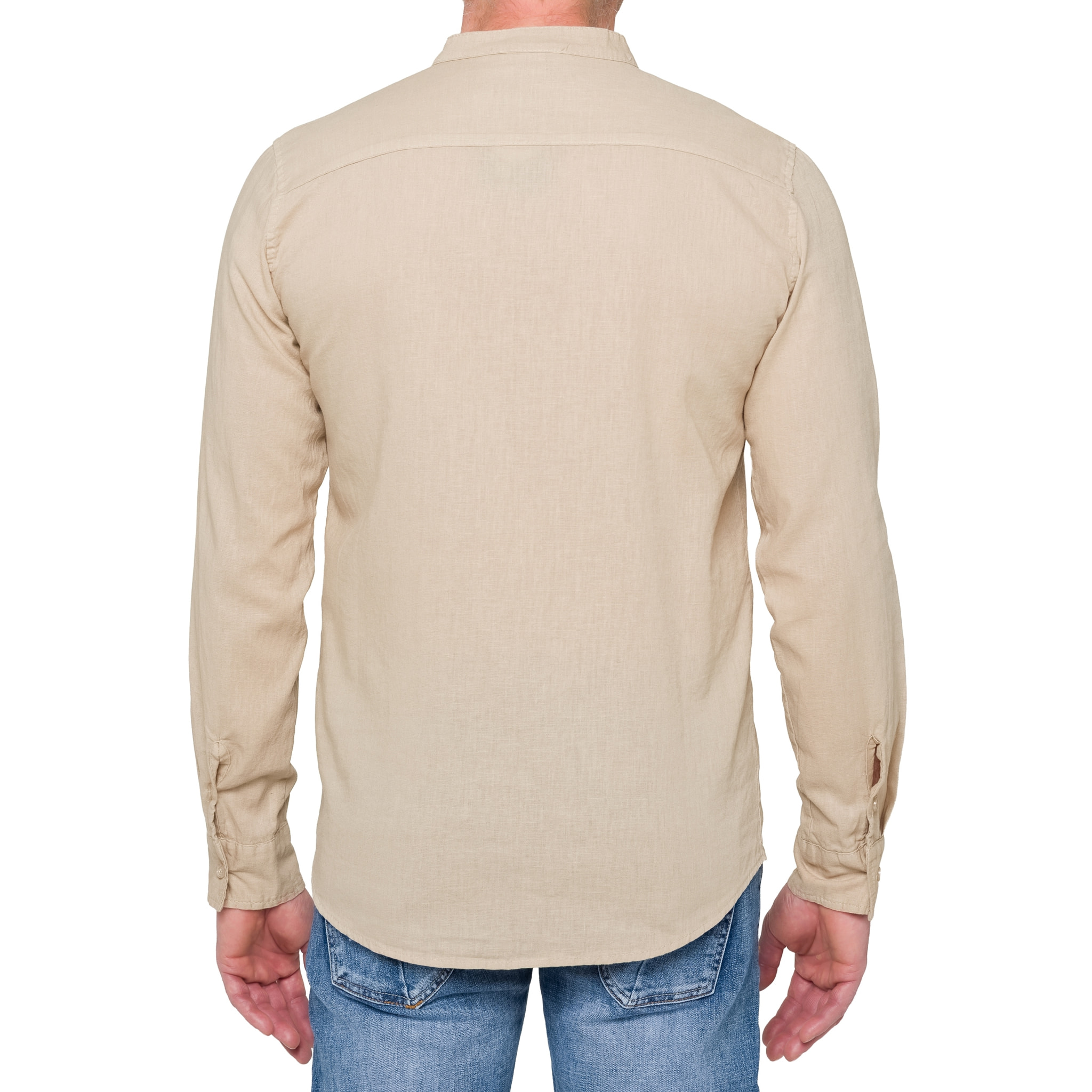 Camisa de lino Hot Buttered Tongareva Beige