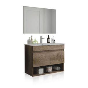 Pack de baño con lavabo cerámico Thai Nordik